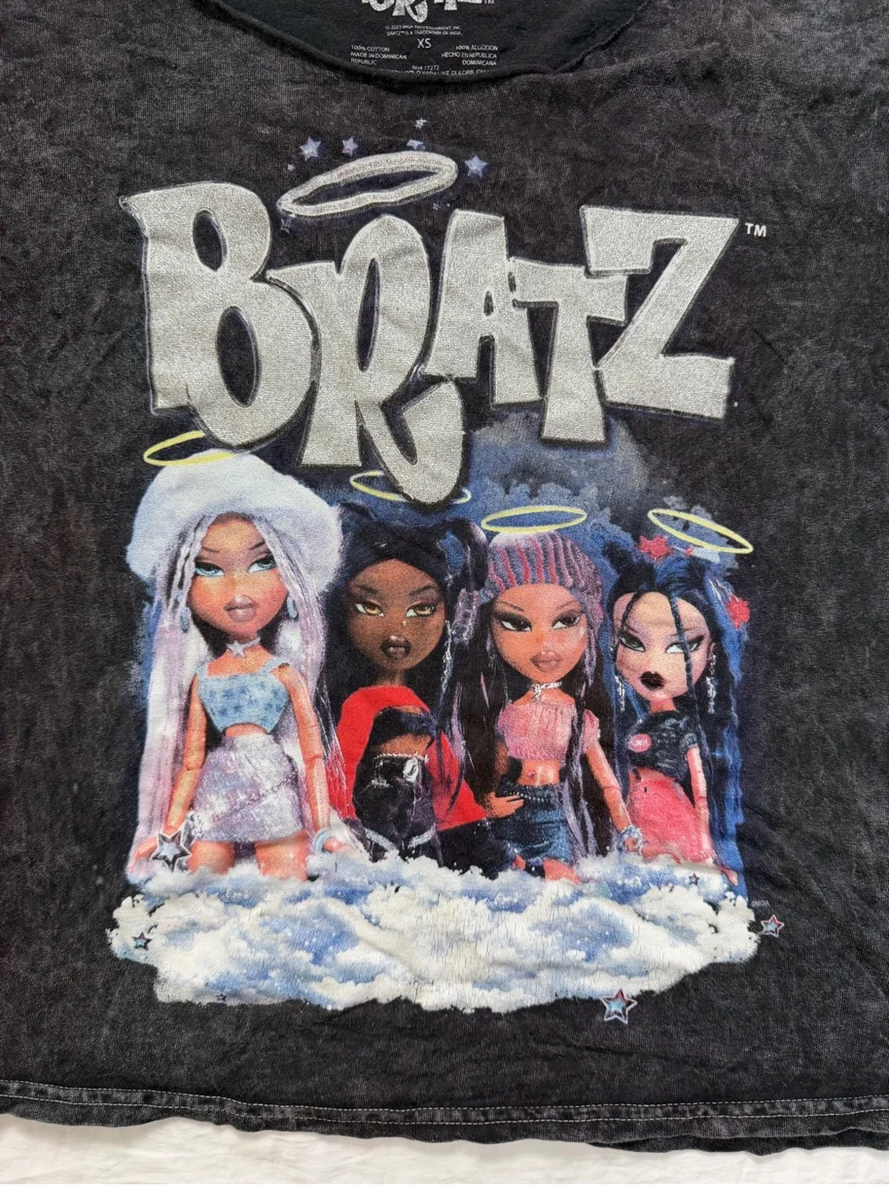 Bratz 20th Anniversary Girls Graphic Tee - Black